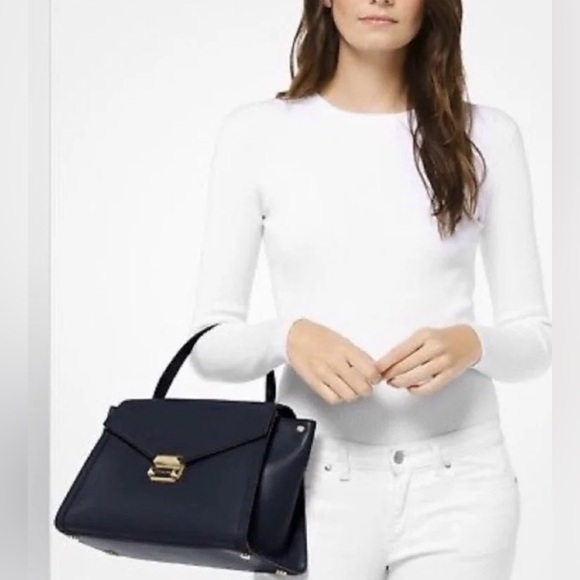 Michael Kors Handbags - Michael Kors Large Whitney Top Handle Satchel** with Duster